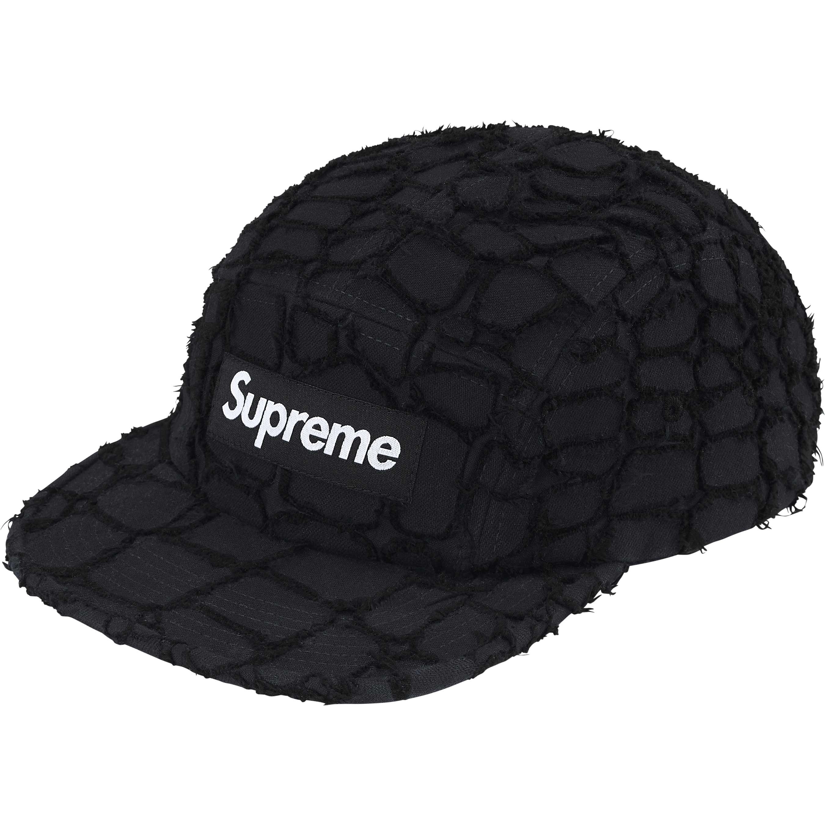 Frayed Croc Denim Camp Cap view 6